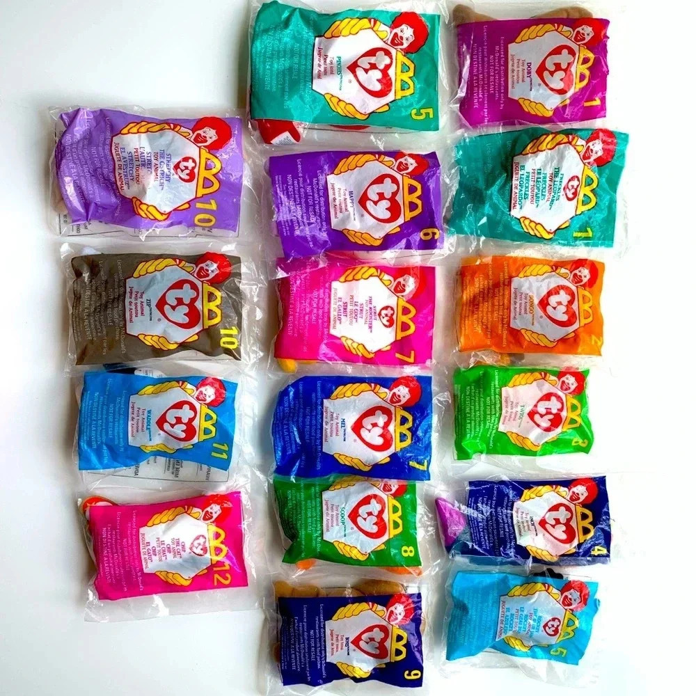 McDonald’s beanie babies sealed #1-#12
